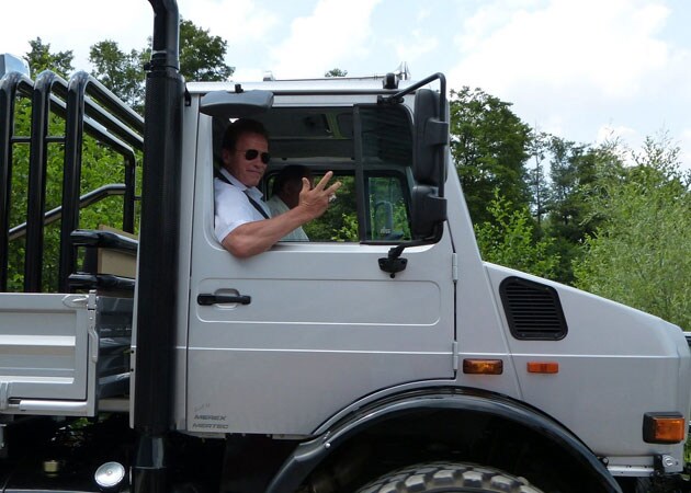 Arnold Schwarzenegger has purchased a $250,000 monster truck