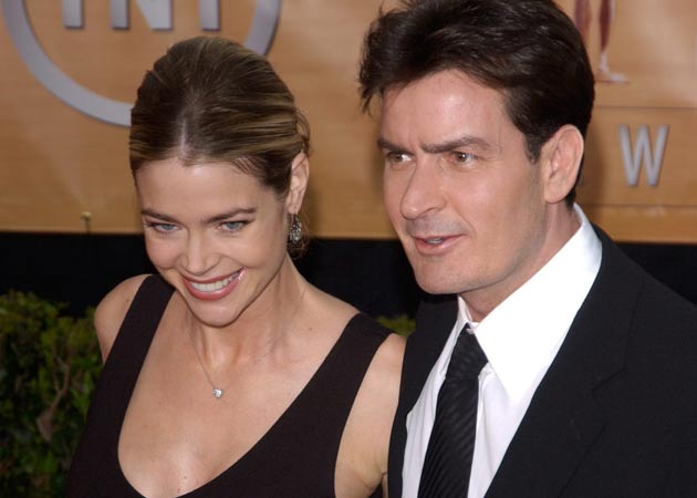 Denise Richards was 'nervous' working with ex-husband Charlie Sheen