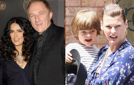  Evangelista takes Salma Hayek's husband to court 
