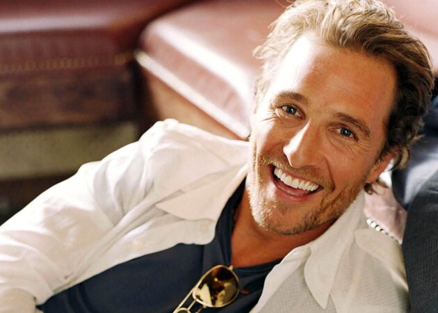 Matthew McConaughey bruised after wrestling a cow