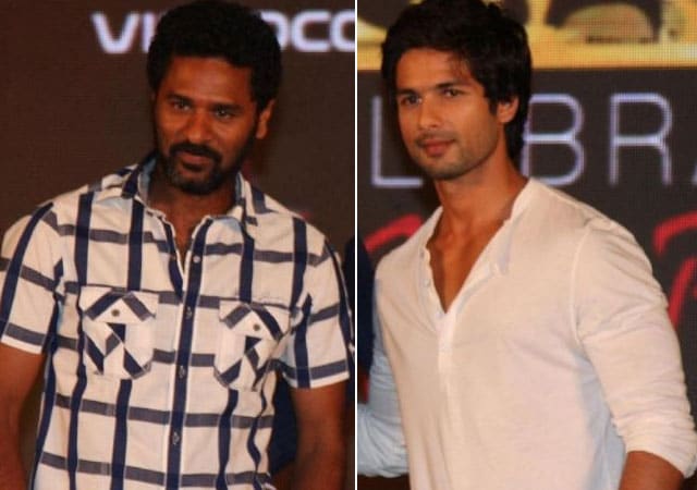 Shahid Kapoor finally signs Prabhu Deva's next action film