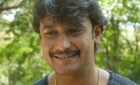 Kannada actor Darshan, wife, make up darshan.jpg