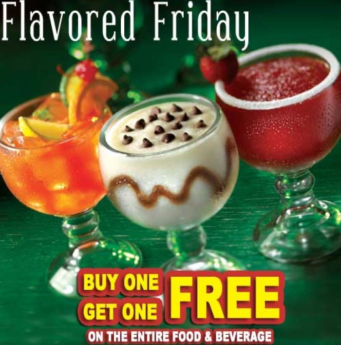 Buy one get one free at TGIF