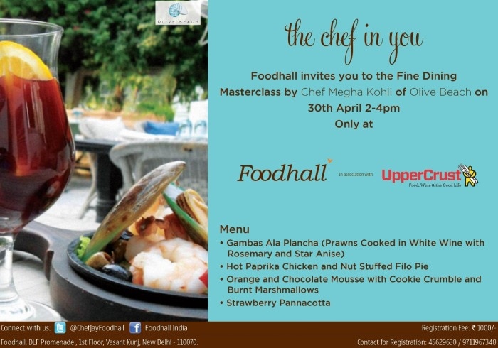 Master Class at Foodhall, New Delhi