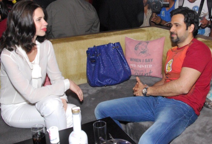 Actors Emraan Hashmi and Kalki Koechlin spotted at Cafe Ludus