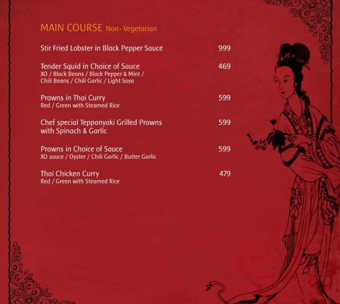 Chopsticks Menu