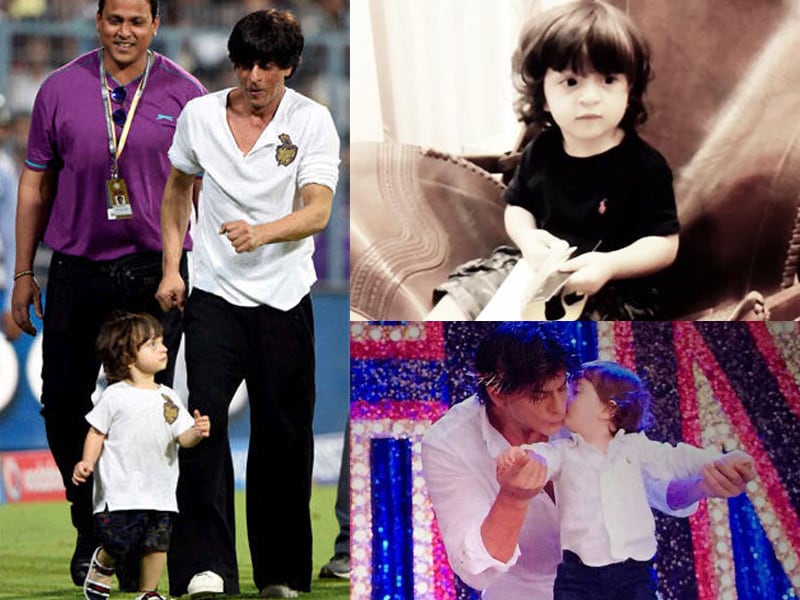Image result for 13.	SRK’s cutest son is AbRam