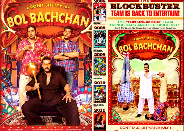 First look: Ajay, Abhishek in Bol Bachchan