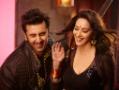Photo : In Ghagra, Ranbir is bowled over by Madhuri