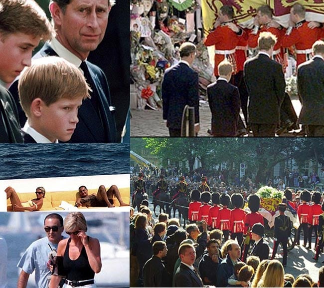 princess diana funeral william and harry. Harry and William: Brothers In