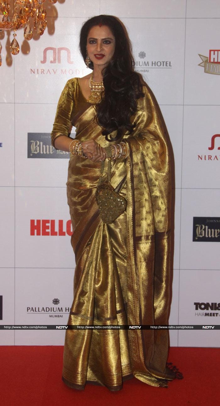 Why does Rekha wear Sindoor? | 3824785 | Bollywood News ...