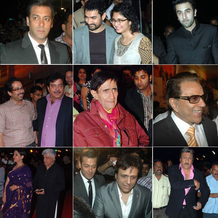 Salman, Aamir, Ranbir at Hum Dono premiere