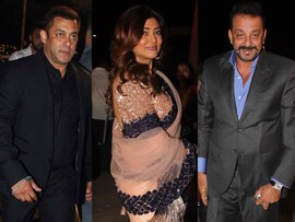 Salman Khan, Sanjay Dutt, Sushmita Are A-List Celebs at Kresha's Reception