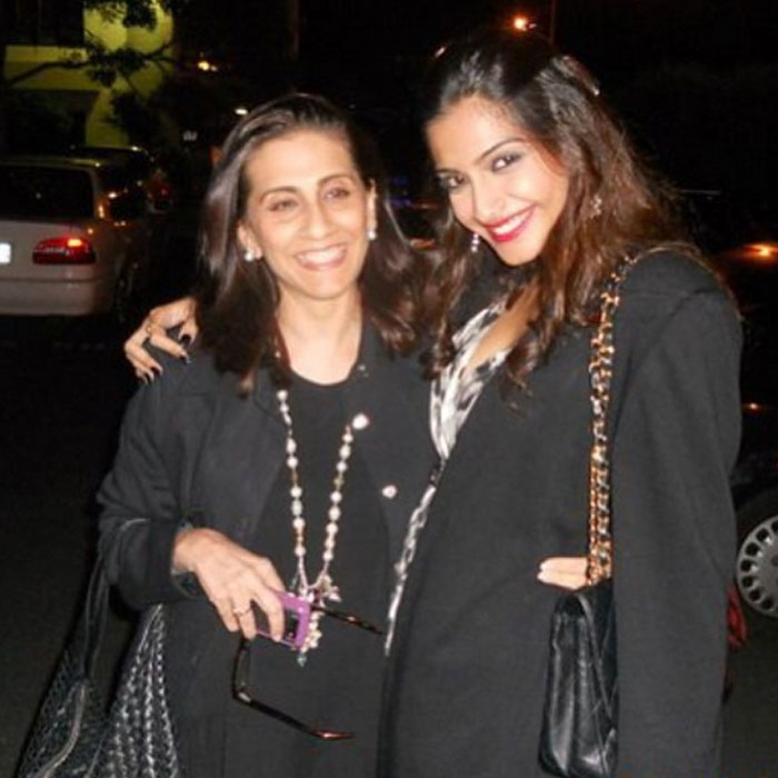 Image result for sonam with her mom