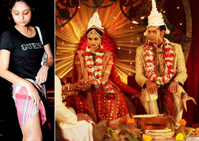 Rahul, Dimpy seek divine blessings