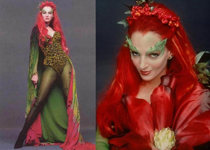 Uma Thurman as Poison Ivy She's played many a femme fatale but none so 