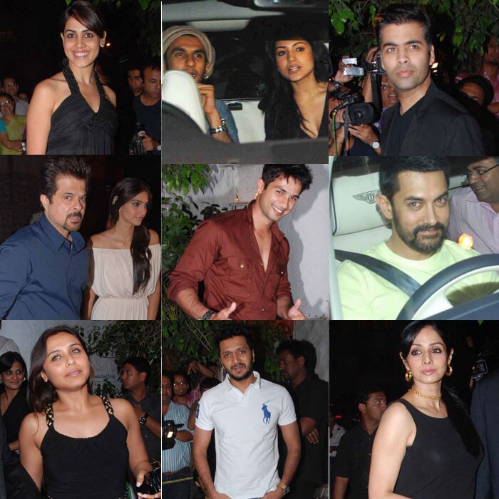 Sonam, Anushka, Ranveer at Shahid's Birthday Bash