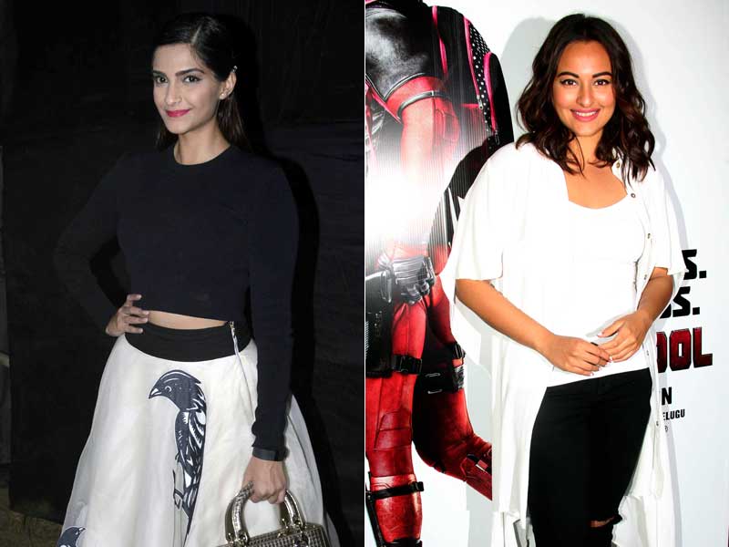 So Much <I>Sona</i>: Sonam, Sonakshi's Busy Tuesday