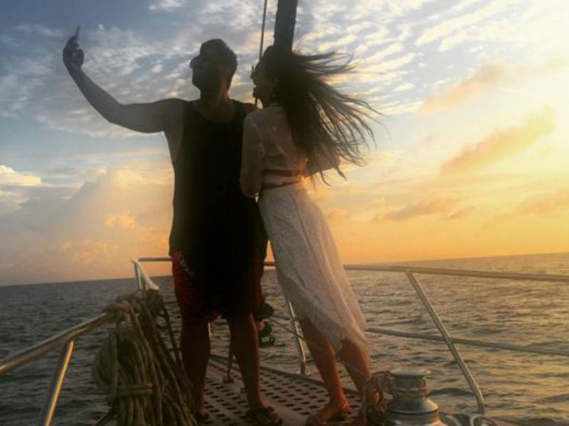 Sonam Kapoor on a Holiday With Arjun and Rhea in Maldives