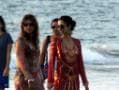 Stars head to the beach at Goa wedding