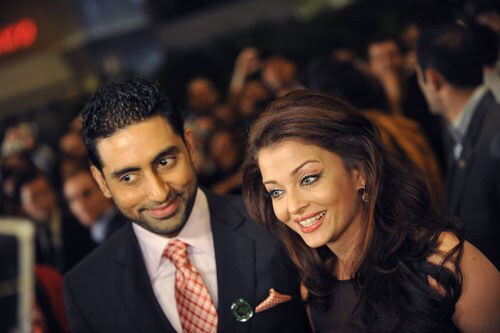 Ash-Abhi at IIFA green carpet