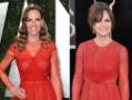 Photo : Same-to-same: Sally, Hilary and red Valentino