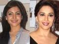 Haute black for Madhuri, naughty satin for Anushka at Vogue Awards