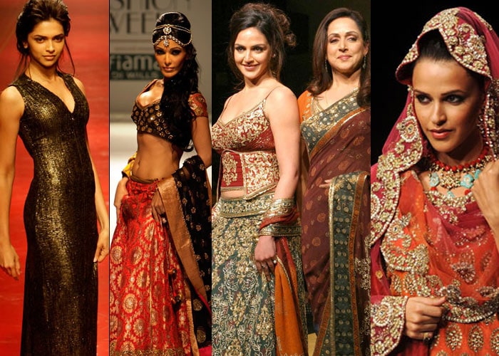 Stars spell glamour on the ramp
