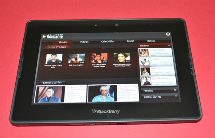blackberry playbook movie app