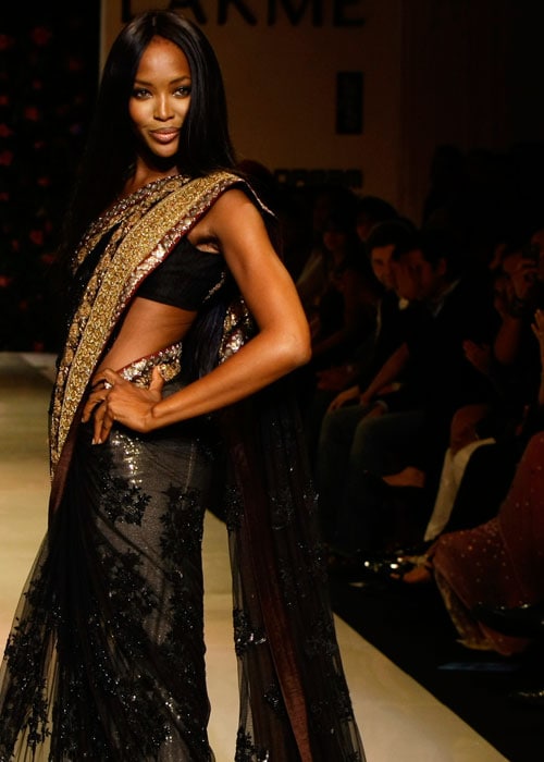 Naomi walks the ramp
