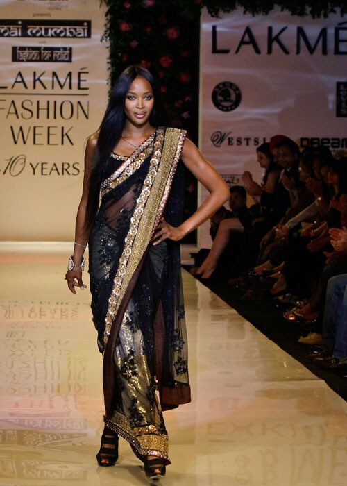 Naomi walks the ramp