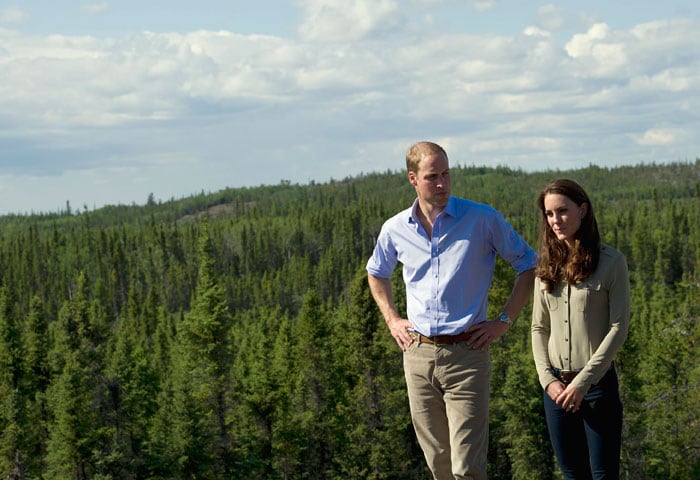 Kate and William: Canoeing in Canada