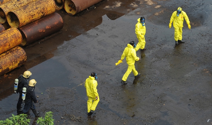 Chlorine gas leak in Mumbai Port Trust