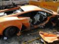 Lamborghini driver crashes after hitting cycle, dies