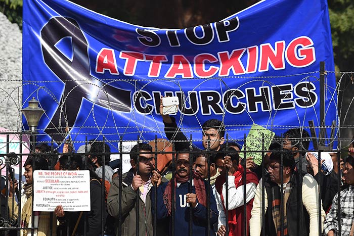 Christians Protest Against Church Attacks In Delhi Photo Gallery 7990