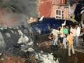 9-seater plane crashes in Faridabad residential colony