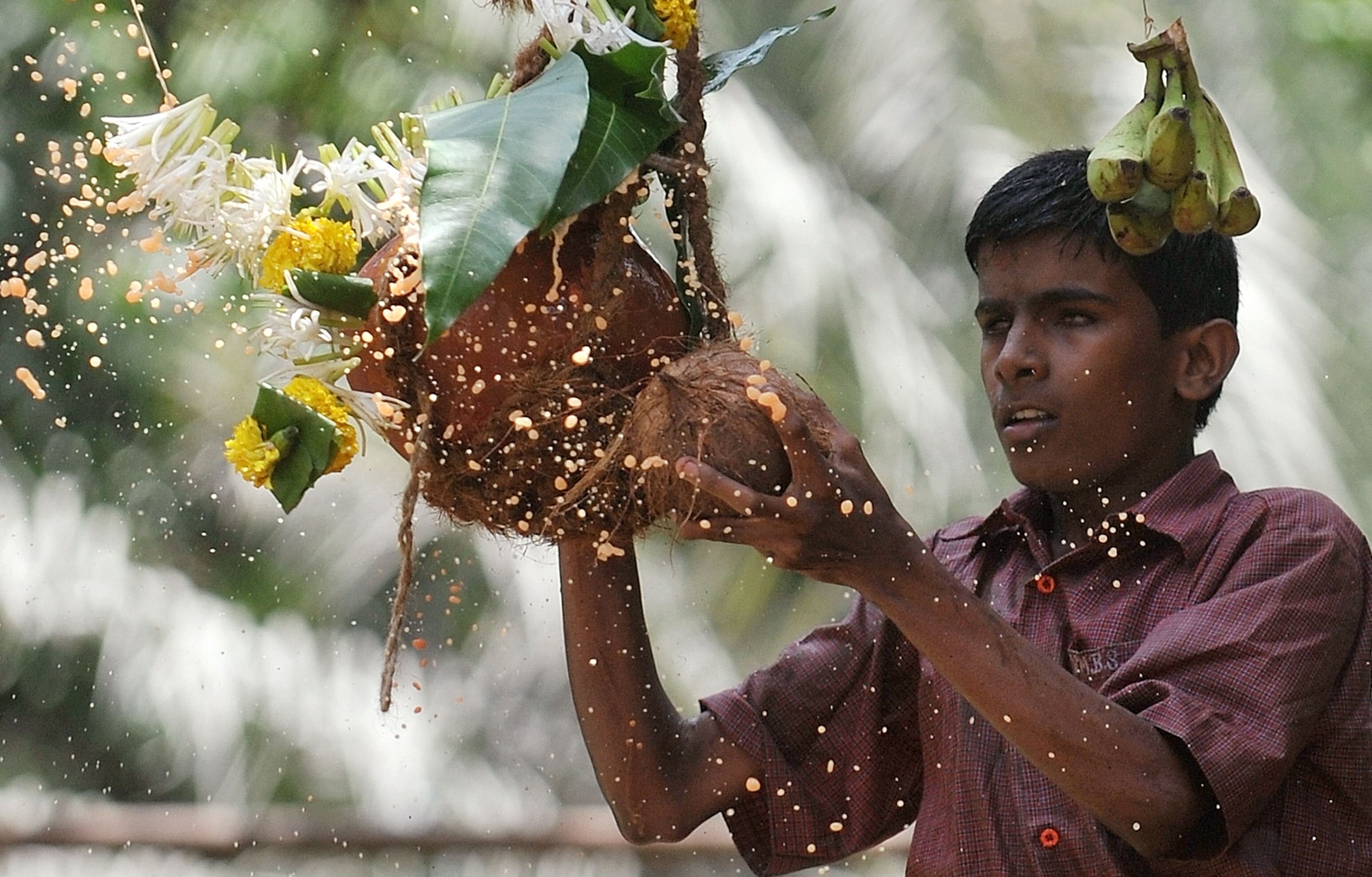 Dahi handi for the visually impaired