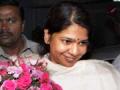 Kanimozhi leaves jail, greeted by fireworks at home
