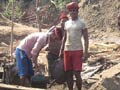 Illegal sand mining