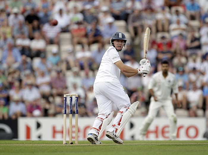 Ballance played confident cricket and eventually brought up his third Test century - second in the series - to lead England's charge alongwith Ian Bell.