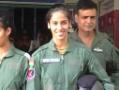 Saina Nehwal touches the sky, literally!