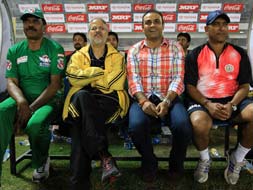 TUCC: Virender Sehwag watches the title clash