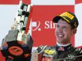 Sebastian Vettel wins Singapore Grand Prix