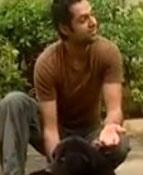 

Abhay Deol with his adorable pet