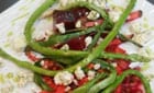 

Roasted Beet and Red Chowli Salad with Upbeat Vinaigrette