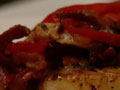 

Seared Scallops with Garlic Chilly Bacon