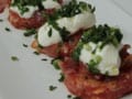  

Fried Tomatoes With Prosciutto And Sour Cream
