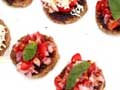 

Cherry Tomato Onion Crostini