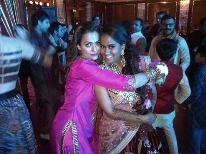 Malaika Arora with Arpita Khan