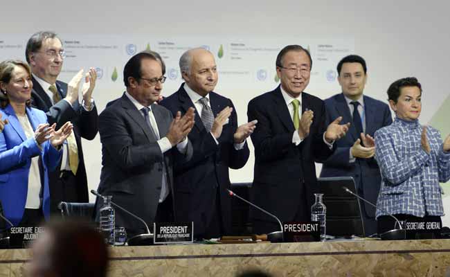 Final Draft Of Proposed United Nations Climate-Rescue Accord Submitted in Paris